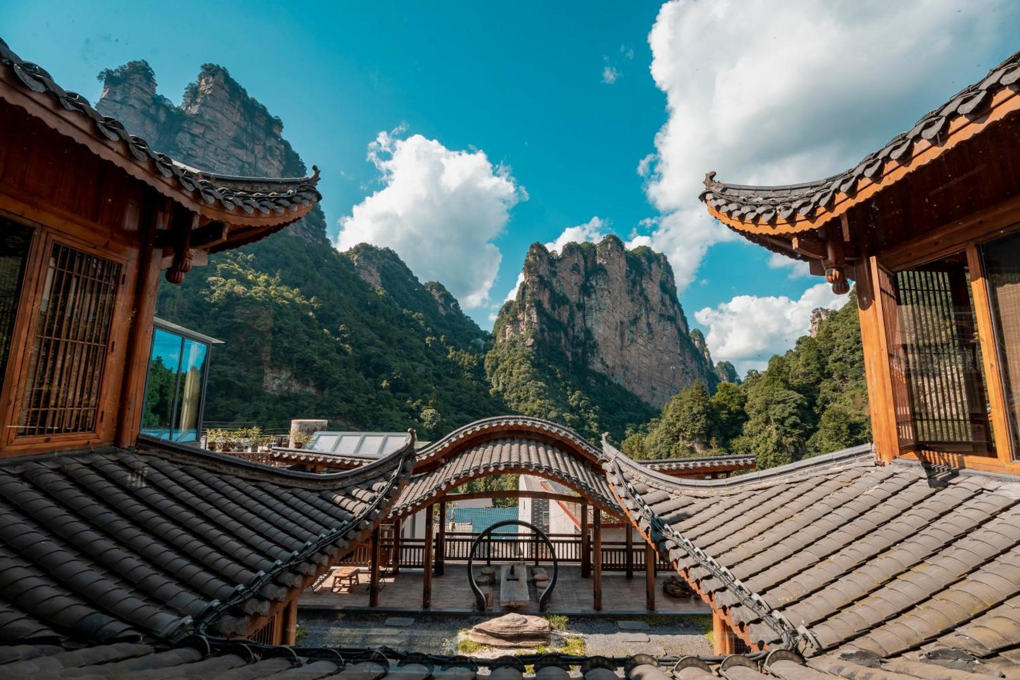 雾里观阵山 Foggy Valley Zhangjiajie Buitenkant foto